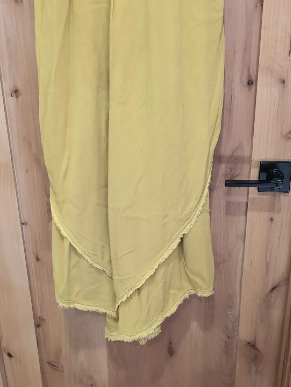 Free People Mustard Yellow Backless V-Neck Maxi Dress - Picture 2 of 5